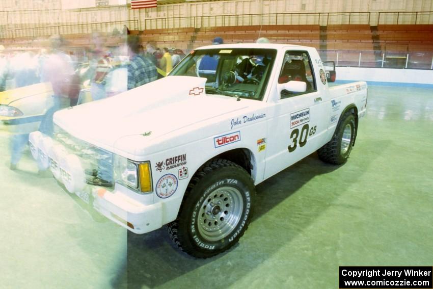 John Daubenmier / Stan Rosen Chevy S-10 at parc expose inside Dee Stadium.