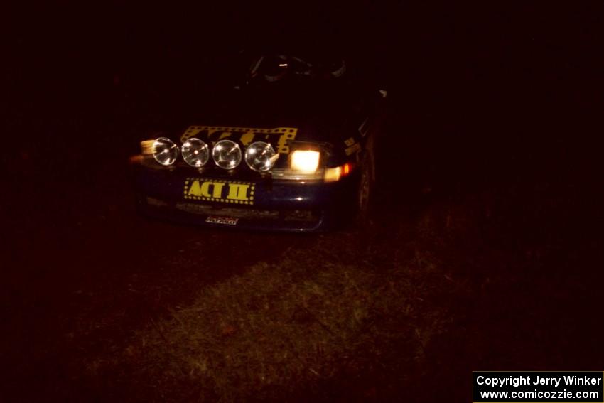 Steve Gingras / Bill Westrick Eagle Talon at a 90-left on SS3, Far Point I.