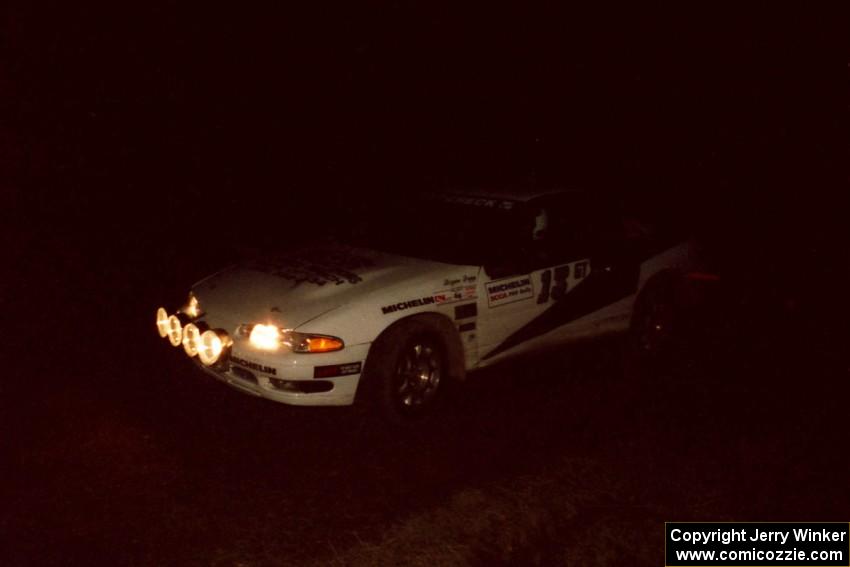Bryan Pepp / Jerry Stang Eagle Talon at a 90-left on SS3, Far Point I.
