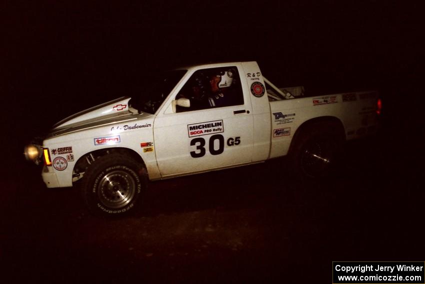 John Daubenmier / Stan Rosen Chevy S-10 at a 90-left on SS3, Far Point I.