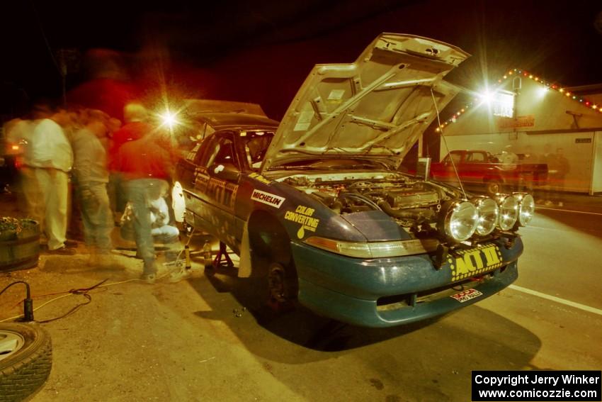 Steve Gingras / Bill Westrick Eagle Talon during the second service in Kenton.