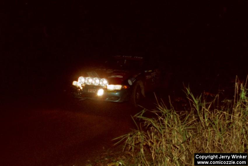 Darek Bosek / Kazimierz Pudelek Eagle Talon at speed on SS8, Bob Lake II.