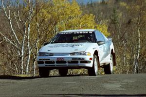 Bryan Pepp / Jerry Stang Eagle Talon at speed on SS13, Brockway I.