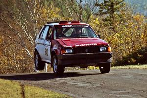 Jon Butts / Gary Butts Dodge Omni catches air on SS13, Brockway I.