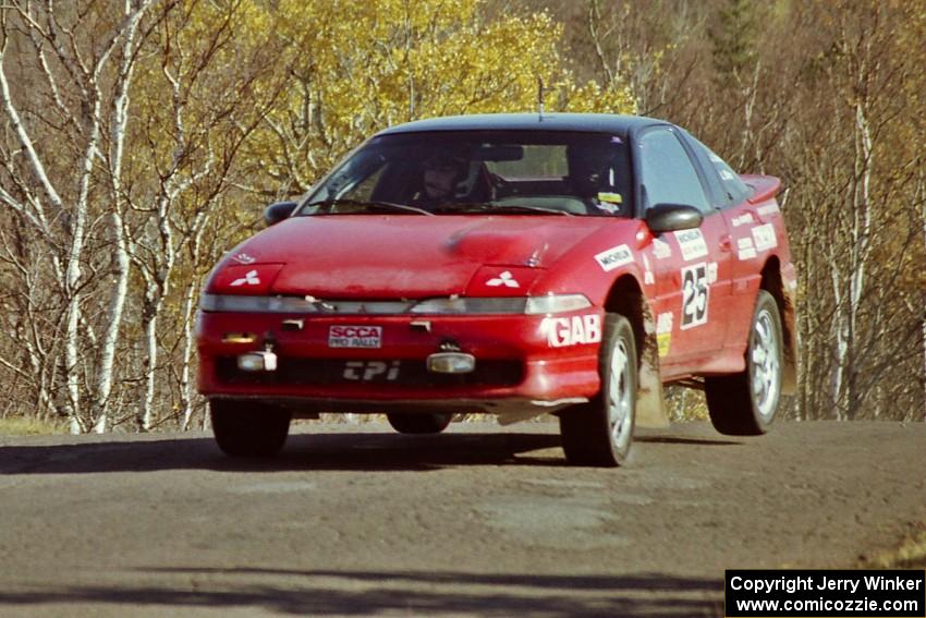 Arthur Odero-Jowi / Lynn Dillon Eagle Talon at speed on SS13, Brockway I.