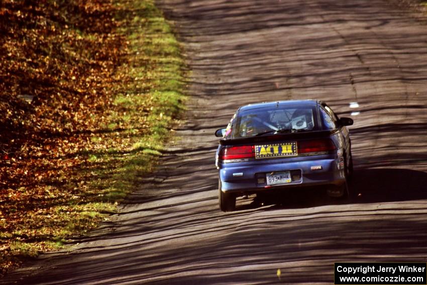 Steve Gingras / Bill Westrick Eagle Talon at speed on SS14, Brockway II.