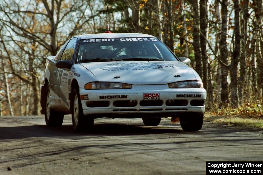 Bryan Pepp / Jerry Stang Eagle Talon at speed on SS14, Brockway II.