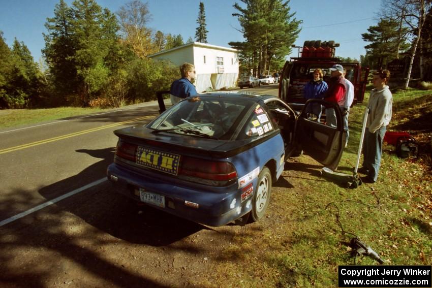 Steve Gingras / Bill Westrick Eagle Talon gets serviced in Copper Harbor.