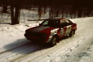 Sylvester Stepniewski / Adam Pelc at speed on SS3 in their Audi 4000 Quattro.