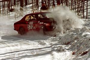 Scott Harvey, Jr. / Al Zifilippo have a big off in their Dodge Colt GT on SS3.