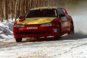 Tom Lawless / Sean Devine Eagle Talon at speed before the first service.