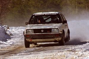 Art Burmeister / Randy Moore VW GTI at speed on a straight before the next service/lunch break.