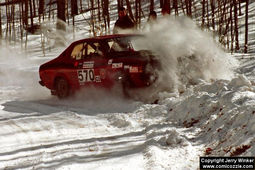 Scott Harvey, Jr. / Al Zifilippo have a big off in their Dodge Colt GT on SS3.