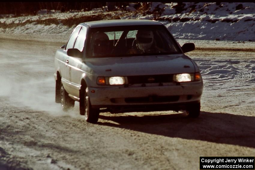 Roland McIvor / Brendan Bohan Nissan Sentra SE-R just before sundown.