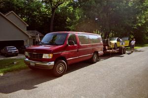 Steve Gingras / Bill Westrick Eagle Talon in front of Eric Carlson's house.