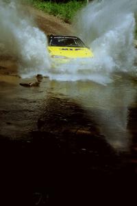 Steve Gingras / Bill Westrick Eagle Talon at the finish of SS1, Stony Crossing.