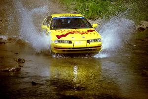 Jim Anderson / Martin Dapot Honda Prelude VTEC at the finish of SS1, Stony Crossing.