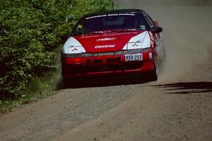 Arthur Odero-Jowi / Jim Hurley Mitsubishi Eclipse at speed on SS4, Cedar Run.