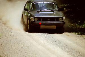 Jerry Sweet / Stuart Spark SAAB 99EMS at speed on SS4, Cedar Run.