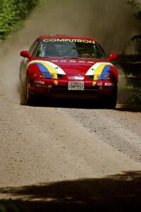 Greg Trepetin / Sonia Trepetin Honda Prelude VTEC at speed on SS4, Cedar Run.