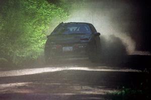 Celsus Donnelly / Kevin Mullan Eagle Talon at speed on SS4, Cedar Run.