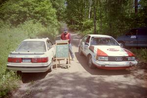 James Frandsen / Todd Bourdette Audi 200 Quattro at the PRIMO FTC of SS4, Cedar Run.