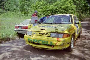 Padraig Purcell / Patrick McGrath Ford Escort GT at the PRIMO FTC of SS4, Cedar Run.