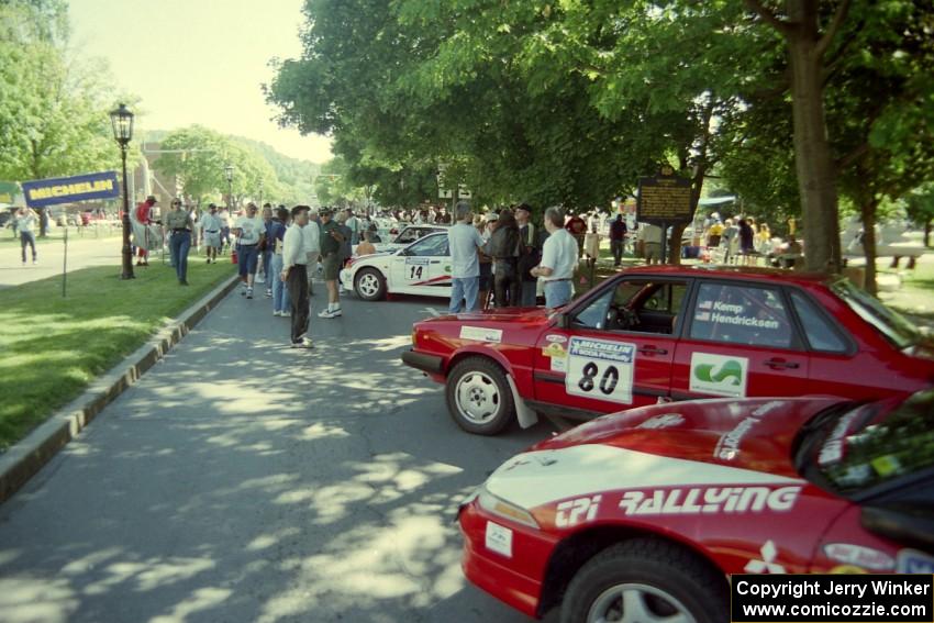 A view of the parc expose the morning before the rally start.