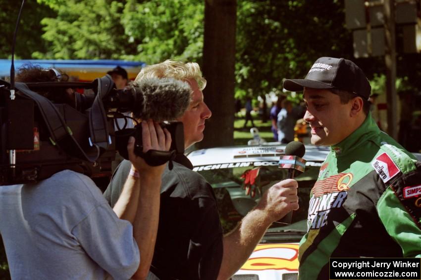 Doug Plumer interviews Gabriel Marin-Ortiz for Speedvision coverage.