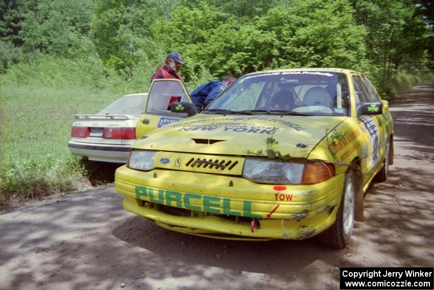 Padraig Purcell / Patrick McGrath Ford Escort GT at the PRIMO FTC of SS4, Cedar Run.