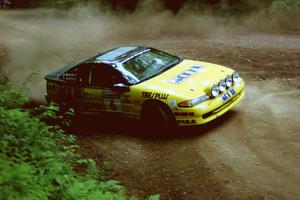 Steve Gingras / Bill Westrick Eagle Talon powers out of a hairpin on SS5, Thompson Point I.