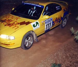 Jim Anderson / Martin Dapot Honda Prelude VTEC at the flying finish of SS9, Cushman-Run Randall II.