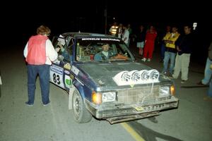 Mark Utecht / Diane Sargent Dodge Omni GLH-Turbo at the final MTC in Wellsboro.