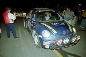 Karl Scheible / Gail McGuire VW Beetle at the final MTC in Wellsboro.