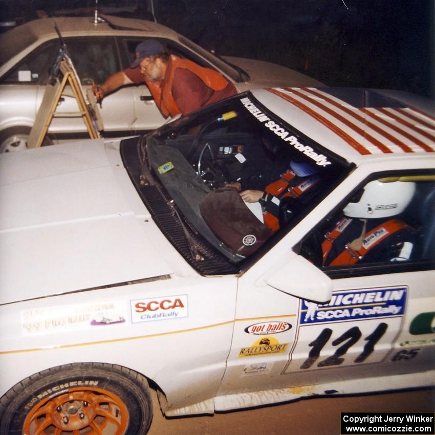 Mark Bowers / Duffy Bowers Mitsubishi Starion at the at the PRIMO FTC of SS9, Cushman-Run Randall II.