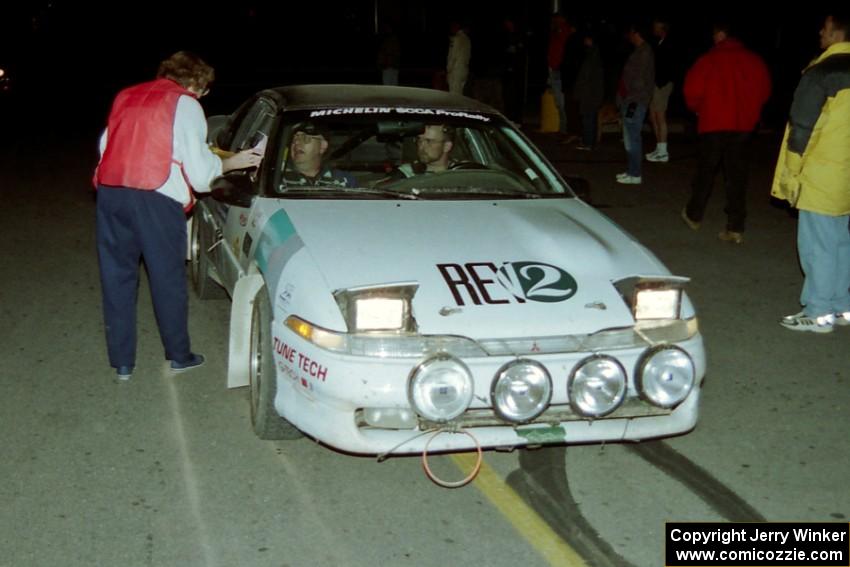 Rob Bohn / Dave Bruce Mitsubishi Eclipse at the final MTC in Wellsboro.