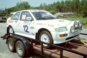 Peter Smejkal / Vlad Hladky Ford Escort Cosworth RS did not compete but was for sale.