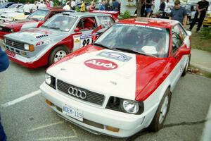 (L) Sakis Hadjiminas / Brian Maxwell VW Fox Kit Car and (R) Demetrios Andreou / John Bellefleur Audi 90 Coupe Quattro
