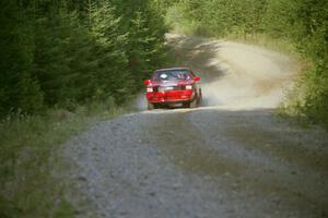 Sylvester Stepniewski / Adam Pelc Audi 4000 Quattro at speed on SS3, Grafton I.