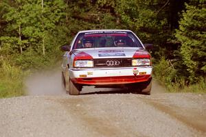 James Frandsen / Todd Bourdette Audi 200 at speed on SS3, Grafton I.
