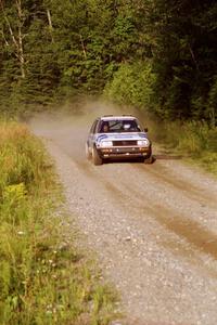 Eric Burmeister / Mark Buskirk VW GTI at speed on SS3, Grafton I.