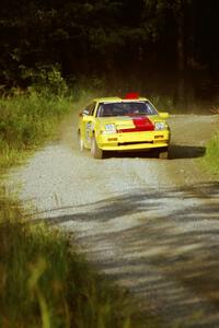 Scott Kreisler / John Bonasera Nissan 200SX at speed on SS3, Grafton I.