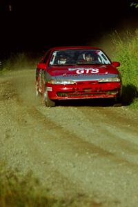 Wojciech Hajduczyk / Cezary Fidler Plymouth Laser at speed on SS3, Grafton I.