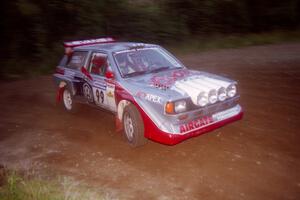 Sakis Hadjiminas / Brian Maxwell Volkswagen Fox Kit Car at a hairpin on SS4, Grafton II.