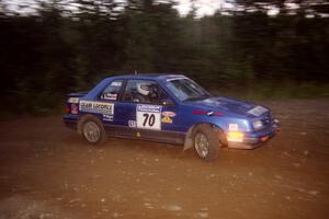 Kendall Russell / John Dillon Dodge Shadow at a hairpin on SS4, Grafton II.