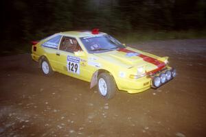 Scott Kreisler / John Bonasera Nissan 200SX at a hairpin on SS4, Grafton II.