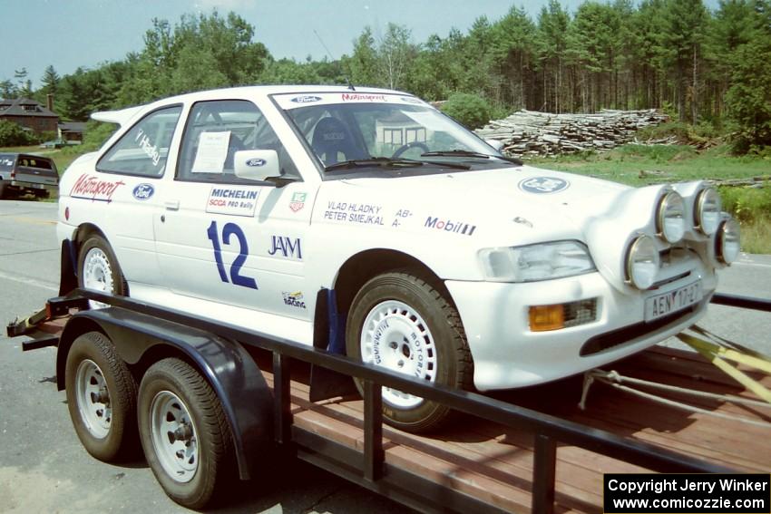 Peter Smejkal / Vlad Hladky Ford Escort Cosworth RS did not compete but was for sale.