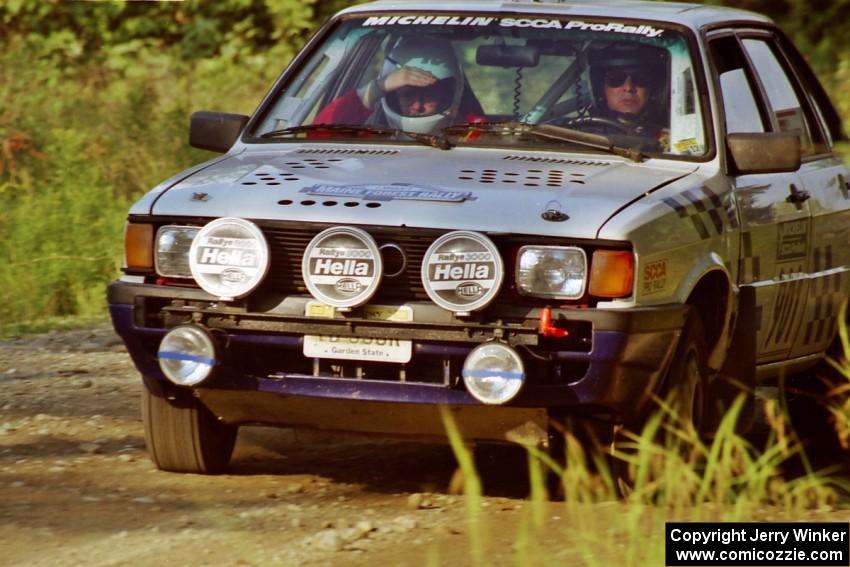 Gerry Brinkman / Will Sekella Audi 4000 Quattro at speed on SS3, Grafton I.