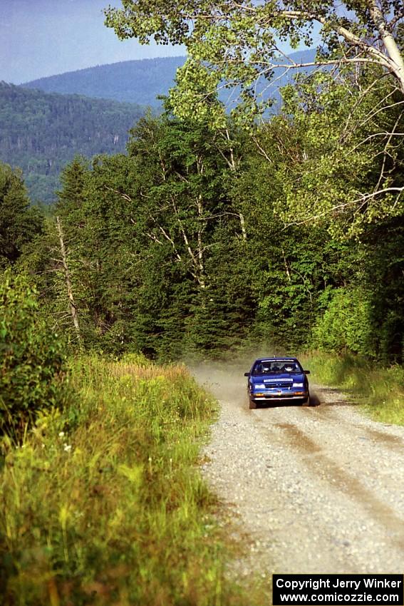 Kendall Russell / John Dillon Dodge Shadow at speed on SS3, Grafton I.