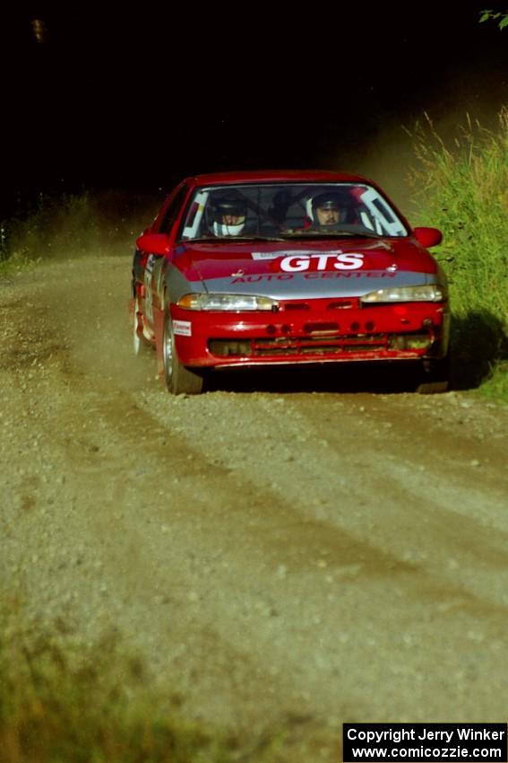 Wojciech Hajduczyk / Cezary Fidler Plymouth Laser at speed on SS3, Grafton I.